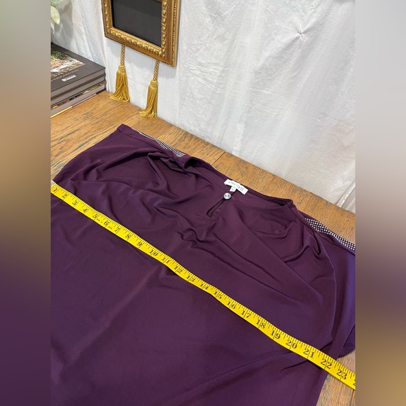 MARIE CLAIRE – Purple Tunic Top G/L - Picture 7 of 9